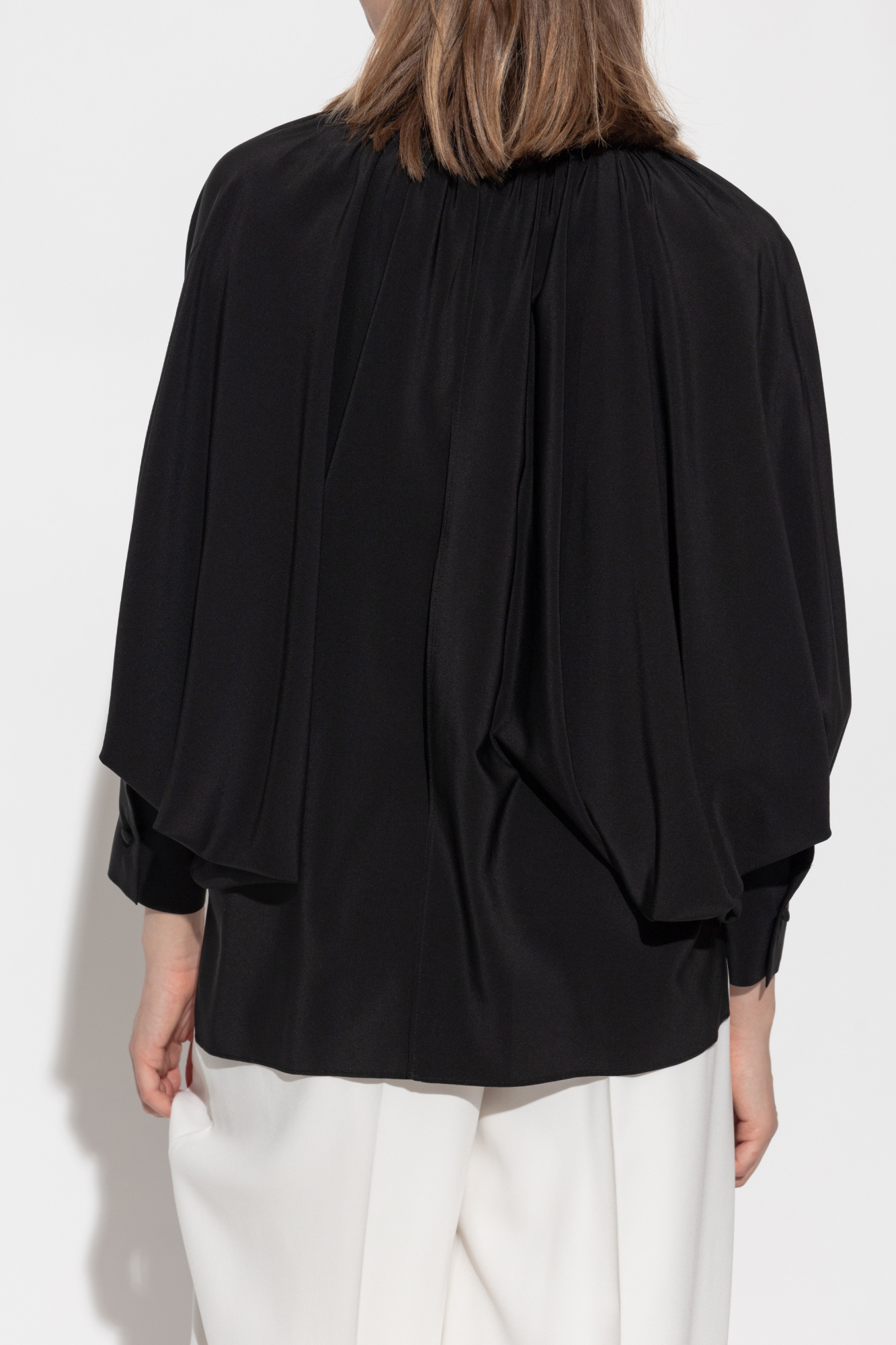 Tシャツ・カットソー MAX MARA Leonida silk shirt Green Silk shirt 